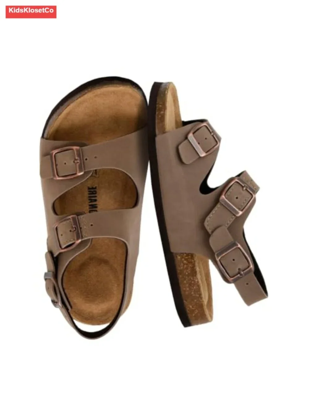 Adjustable Cork Footbed Sandal with +Comfort for Kids